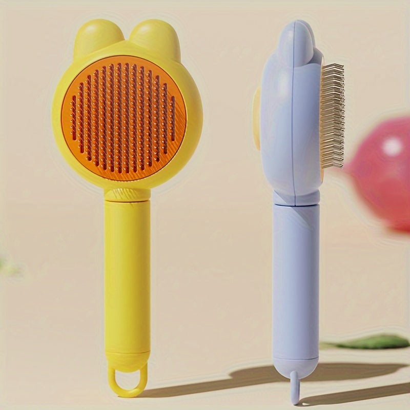 Brosse Auto-Nettoyante PetPro pour Chien & Chat – Poils en Acier Inoxydable
