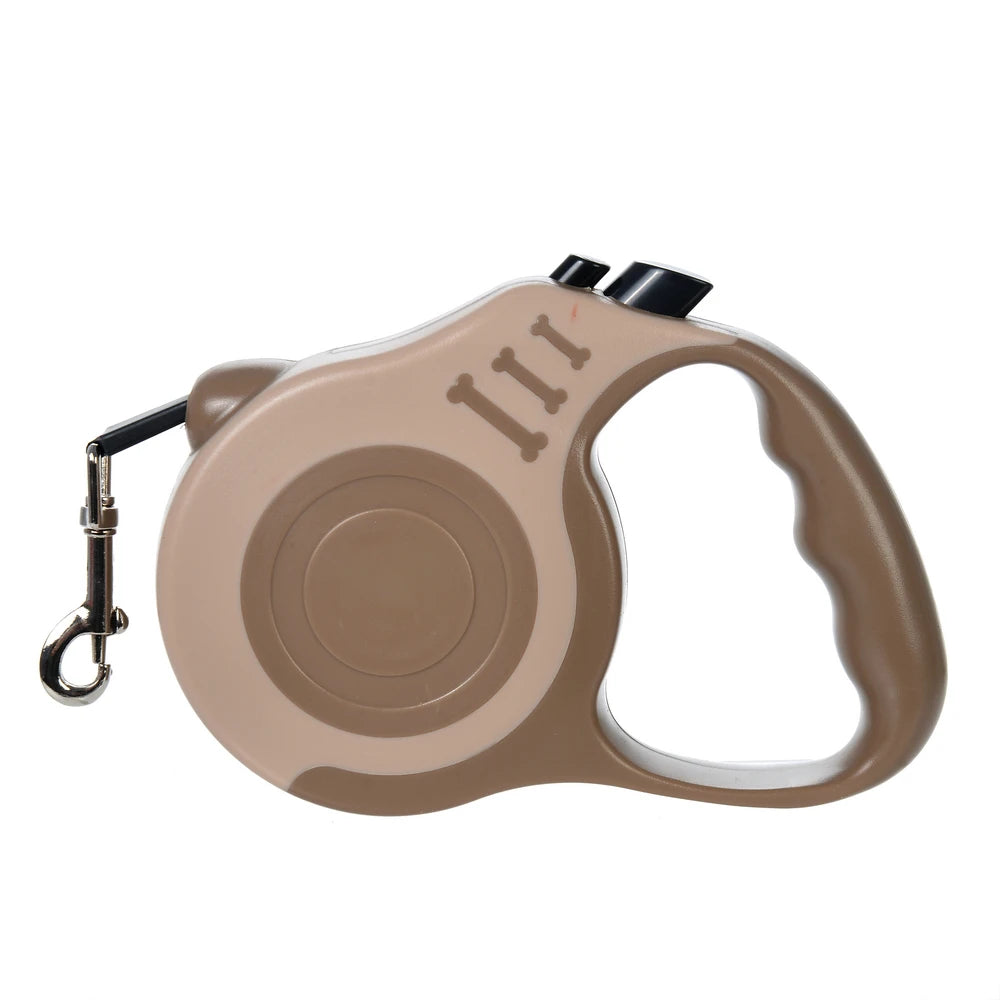 Laisse Rétractable Automatique pour Chien et Chat – Nylon Solide 3m/5m