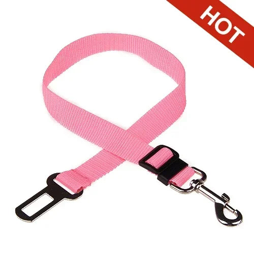 Ceinture de Sécurité Réglable pour Chien & Chat – Harnais de Voiture