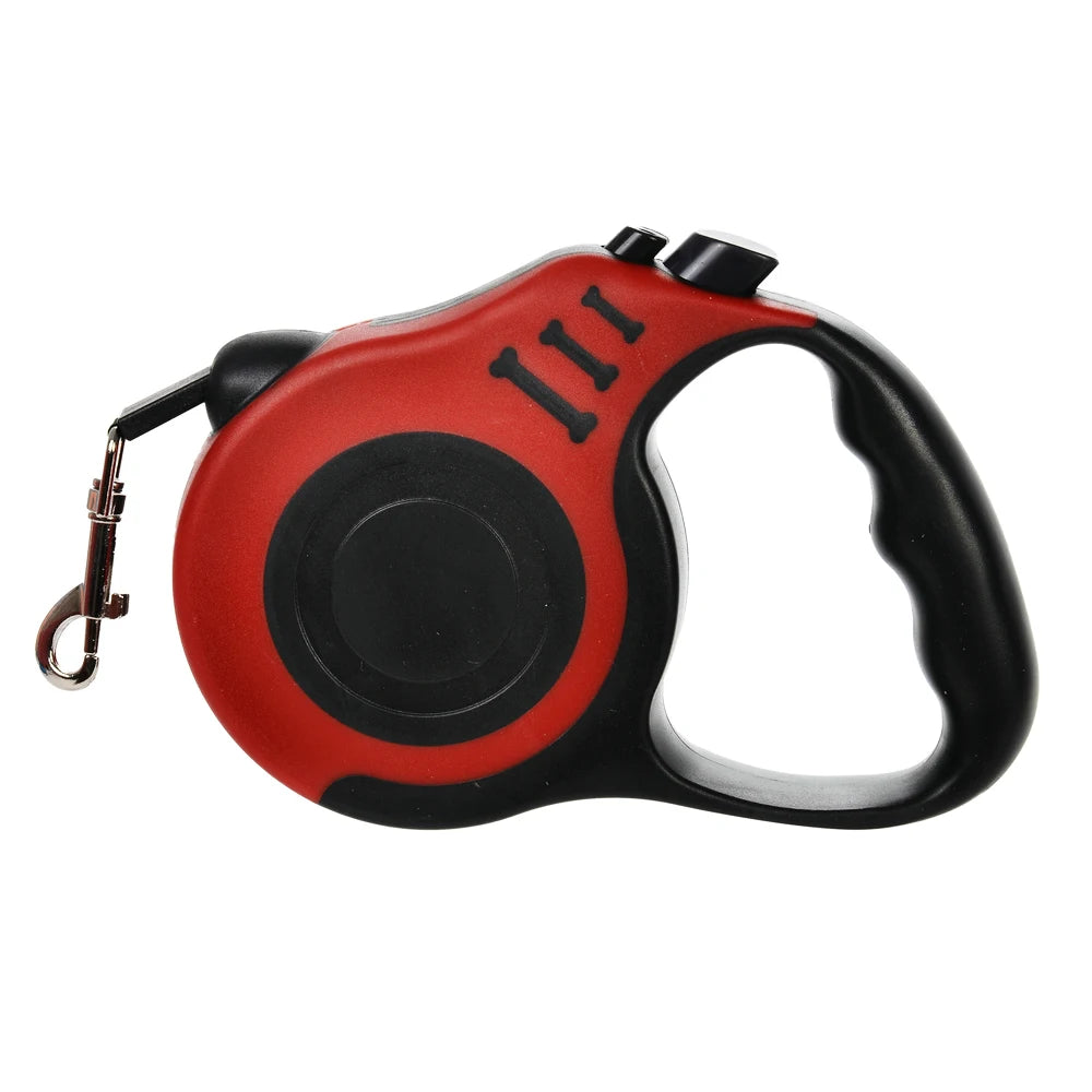 Laisse Rétractable Automatique pour Chien et Chat – Nylon Solide 3m/5m