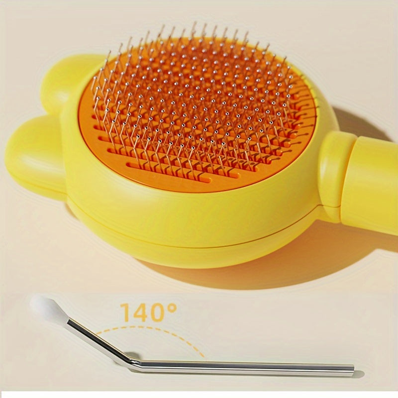 Brosse Auto-Nettoyante PetPro pour Chien & Chat – Poils en Acier Inoxydable