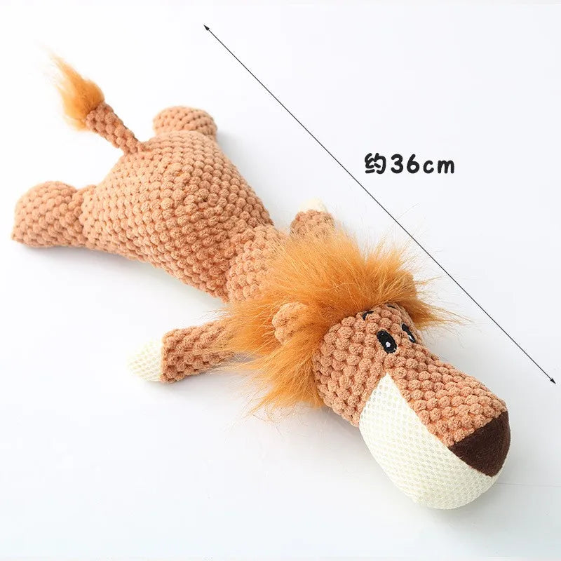Jouet en Peluche pour Chiens – Jouet à Mâcher avec Couineur (Squeak)