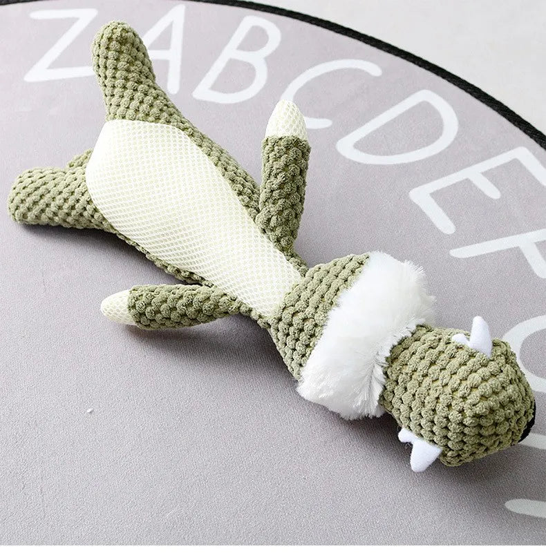 Jouet en Peluche pour Chiens – Jouet à Mâcher avec Couineur (Squeak)