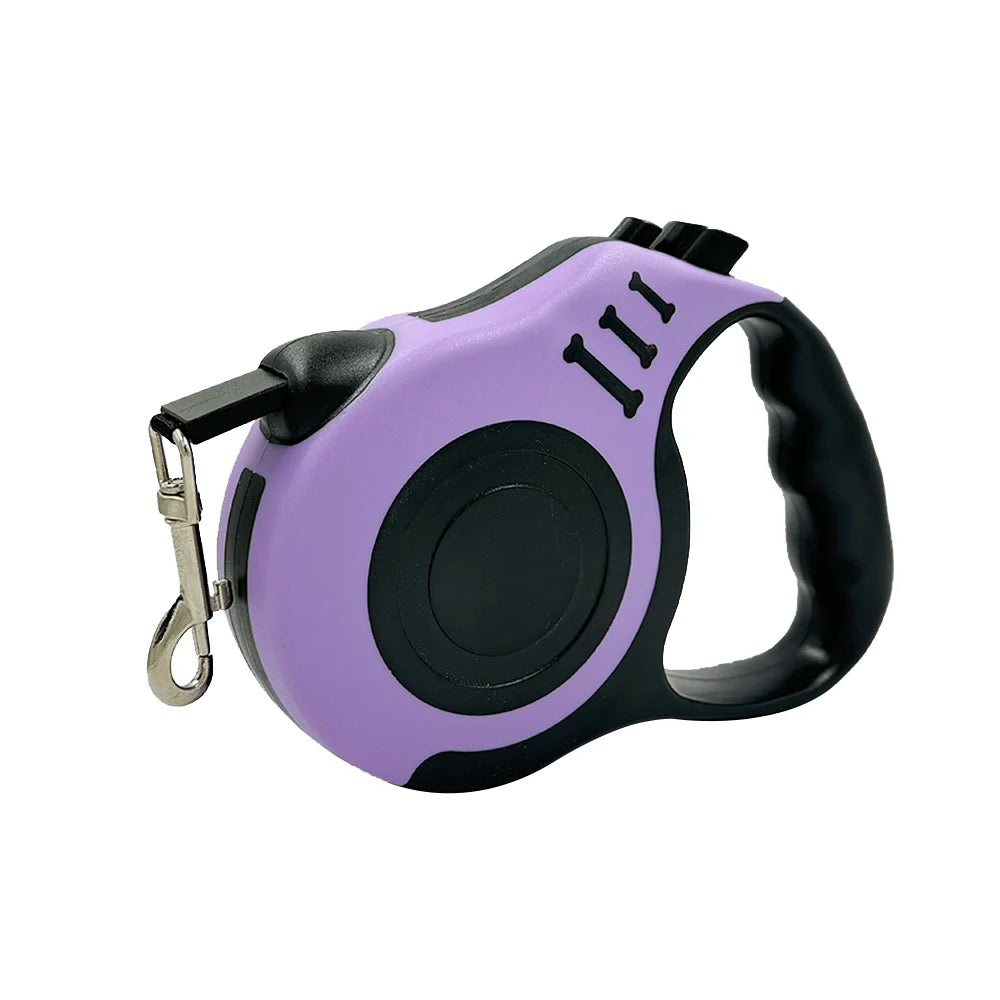 Laisse Rétractable Automatique pour Chien et Chat – Nylon Solide 3m/5m