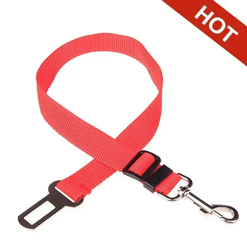 Ceinture de Sécurité Réglable pour Chien & Chat – Harnais de Voiture