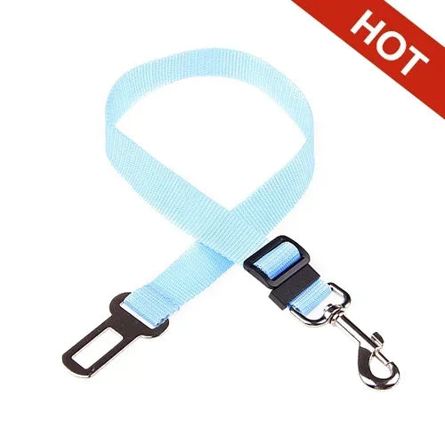 Ceinture de Sécurité Réglable pour Chien & Chat – Harnais de Voiture