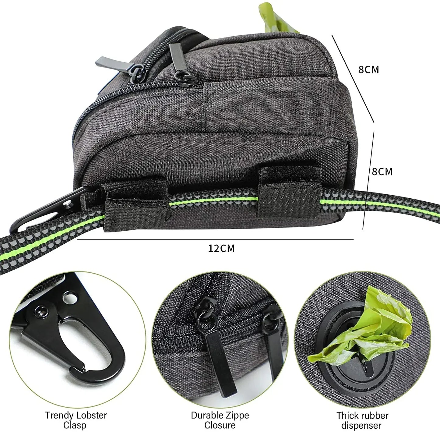 Pochette de Dressage pour Chien – Sac à Friandises et Distributeur de Sacs à Déjections