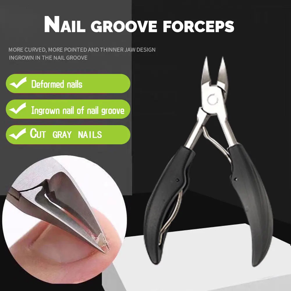 Coupe-Ongles Professionnel – Pince Pédicure & Manucure en Acier Inoxydable