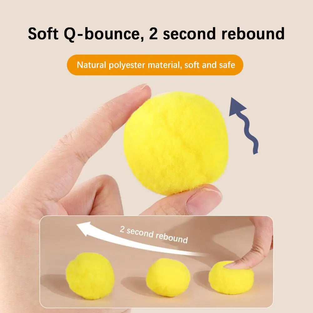Jouet Interactif pour Chat – Lanceur Mini Pistolet + 20 Balles
