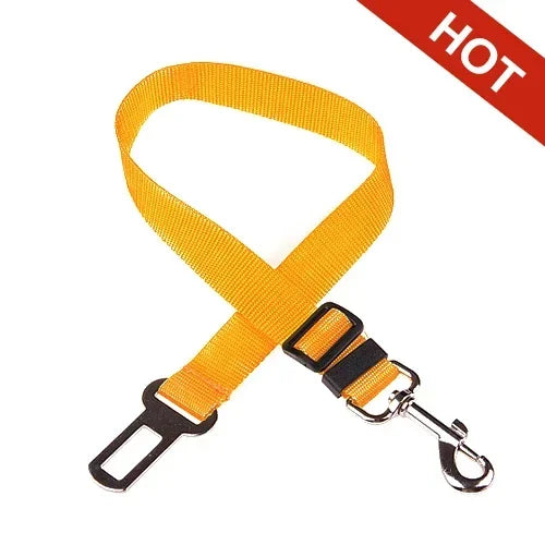 Ceinture de Sécurité Réglable pour Chien & Chat – Harnais de Voiture