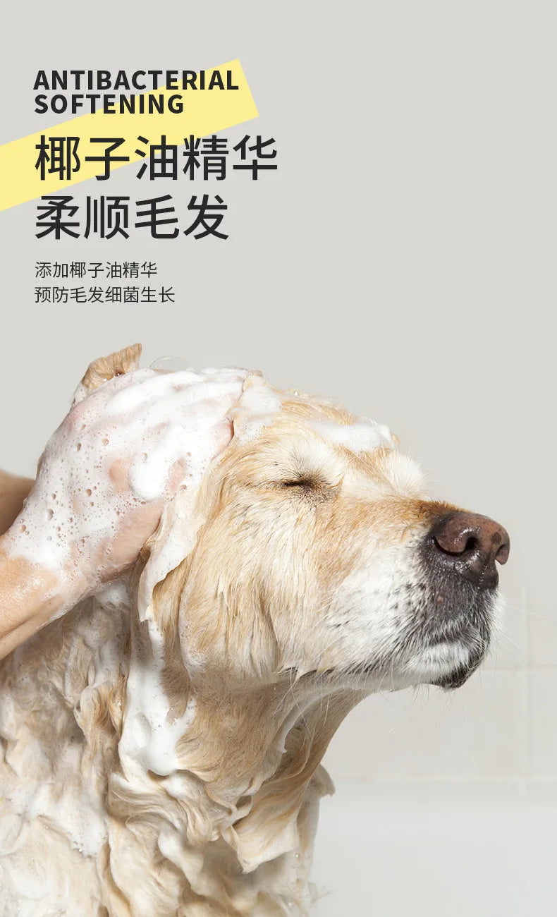 Shampoing & Gel Douche pour Chiens & Chats – Soin, Nettoyage et Déodorant (500 ml)