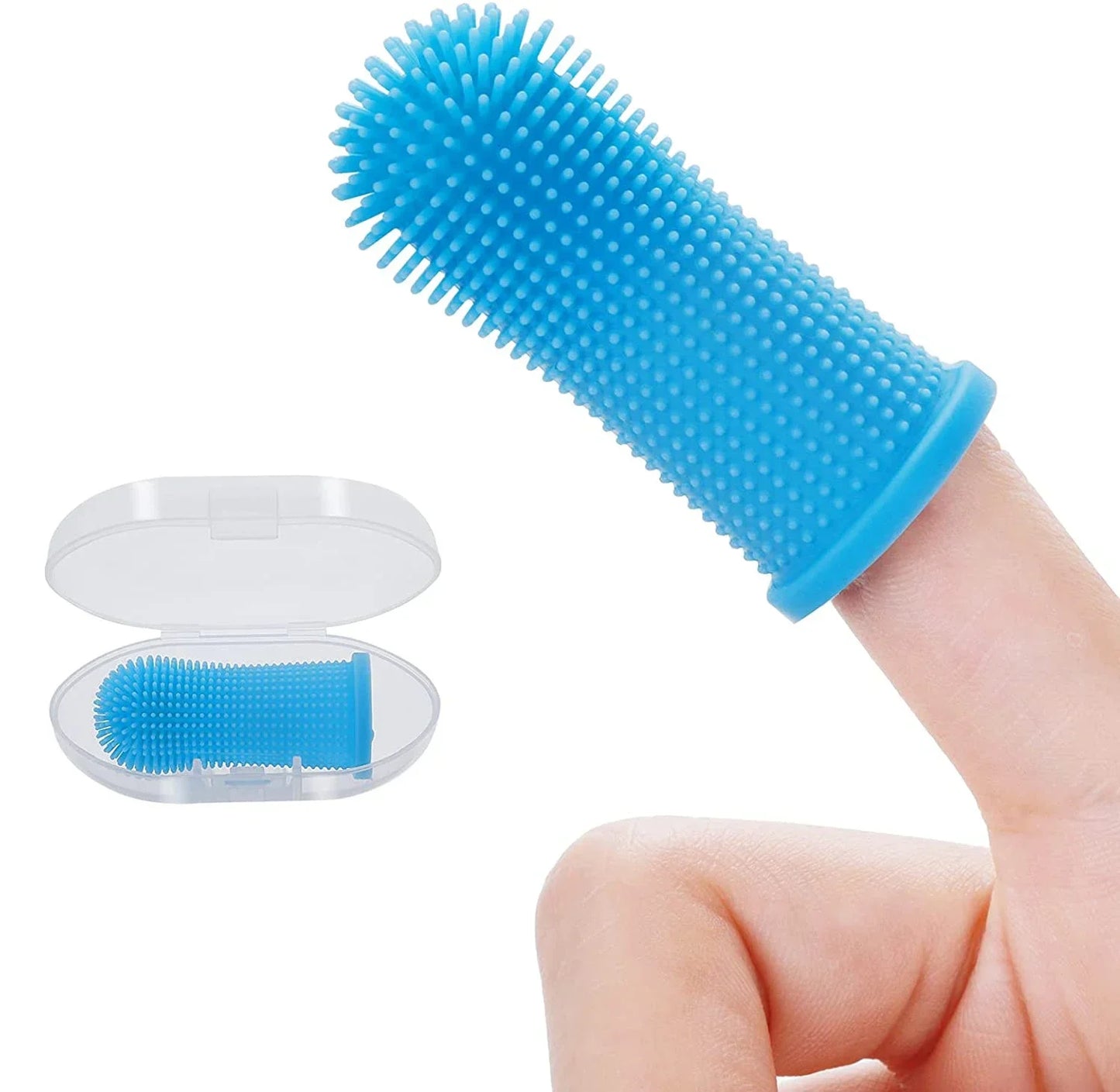 Brosse à Dents en Silicone pour Chien & Chat – Hygiène Buccale Anti-Mauvaise Haleine