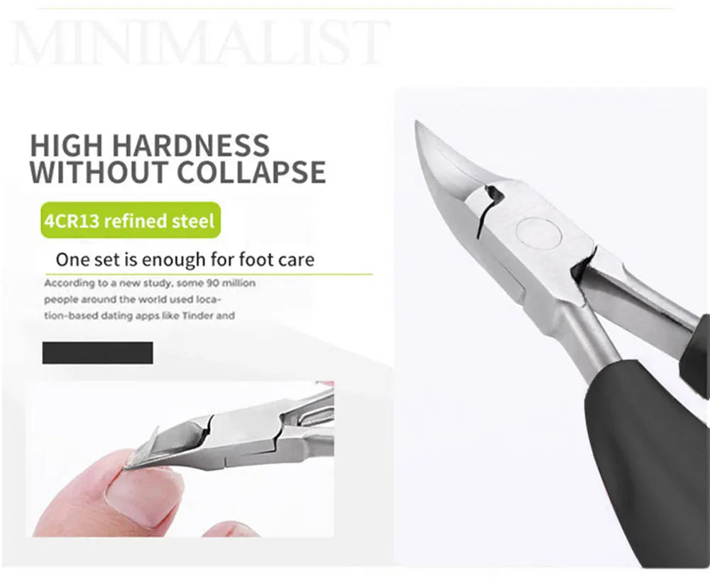 Coupe-Ongles Professionnel – Pince Pédicure & Manucure en Acier Inoxydable