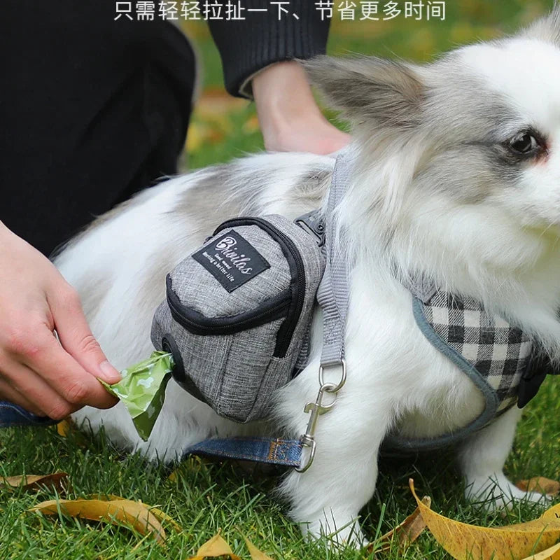 Pochette de Dressage pour Chien – Sac à Friandises et Distributeur de Sacs à Déjections