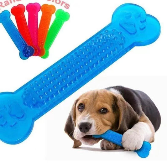 Jouet à Mâcher pour Chien – Os en Caoutchouc Résistant pour Hygiène Dentaire