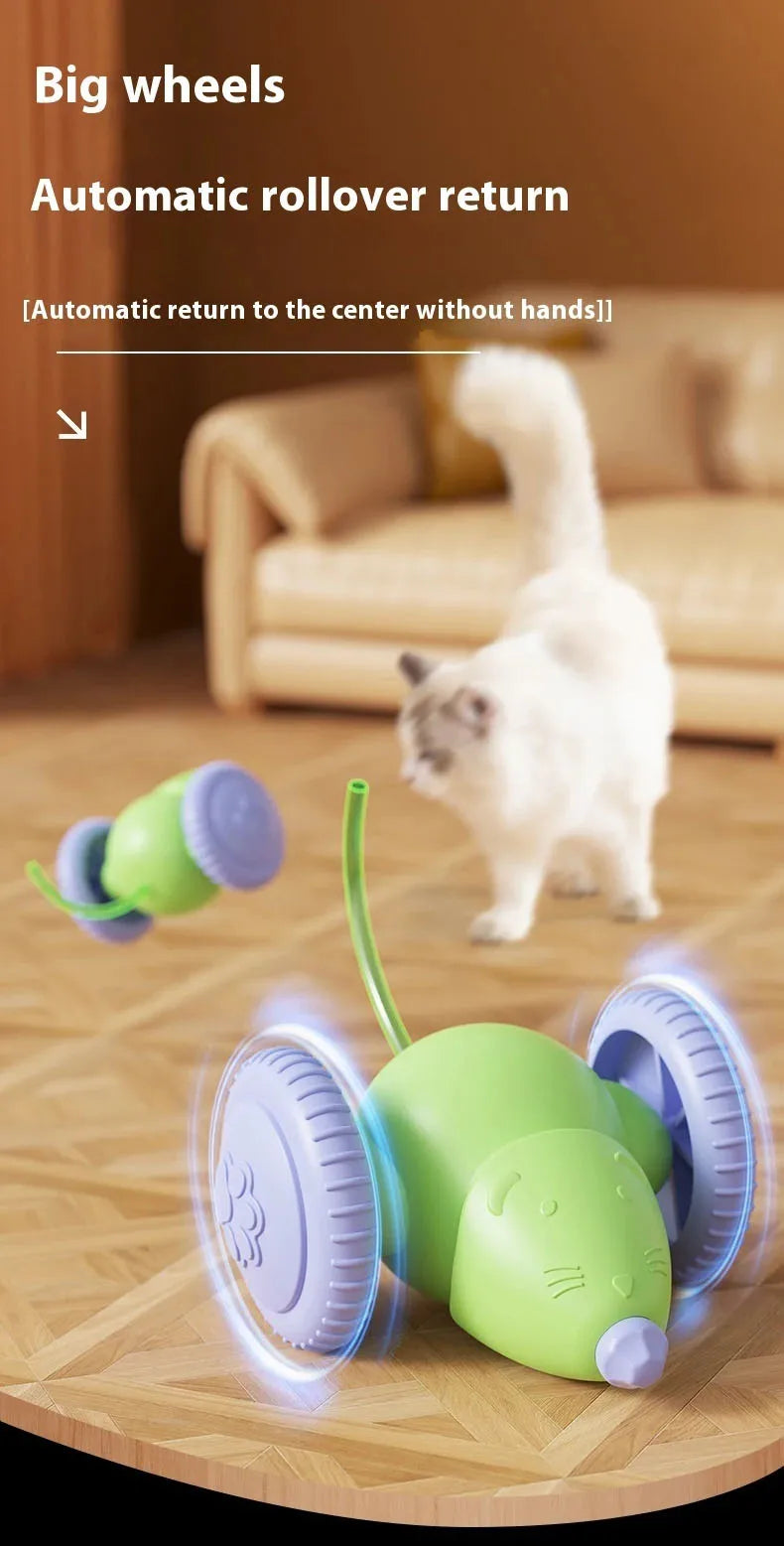 Jouet Électrique pour Chat – Souris Interactive avec Évitement d’Obstacles