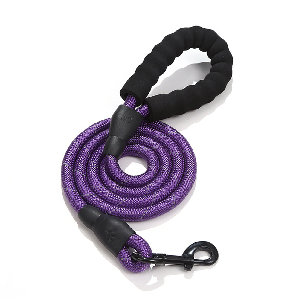 Laisse Réfléchissante en Nylon pour Chien – Résistante et Confortable