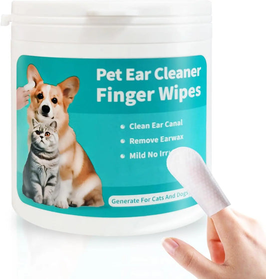 Lingettes Nettoyantes pour Oreilles – Chiens & Chats – Nettoyage Doux et Anti-Odeurs