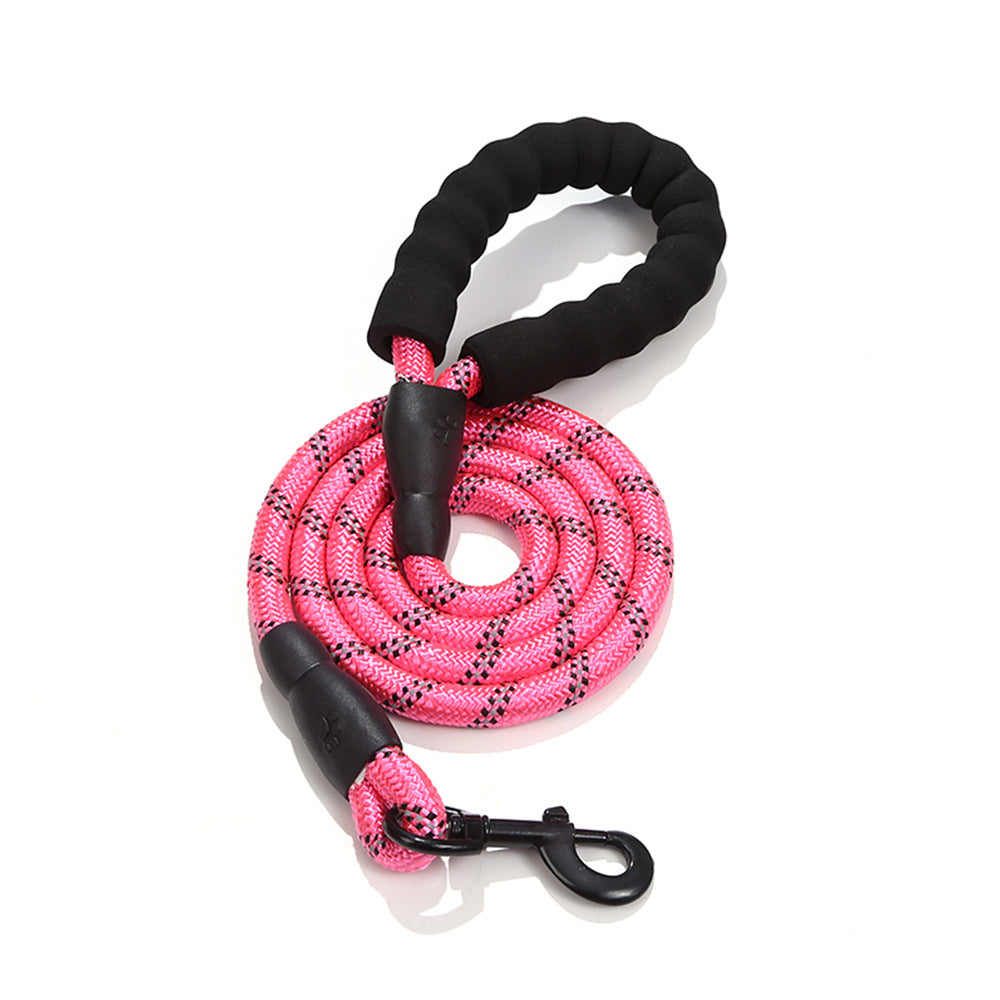 Laisse Réfléchissante en Nylon pour Chien – Résistante et Confortable