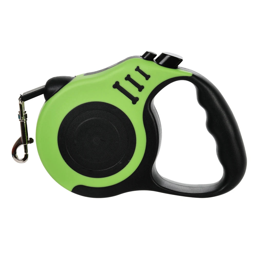 Laisse Rétractable Automatique pour Chien et Chat – Nylon Solide 3m/5m