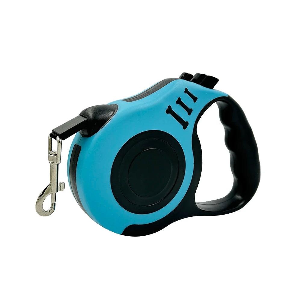 Laisse Rétractable Automatique pour Chien et Chat – Nylon Solide 3m/5m