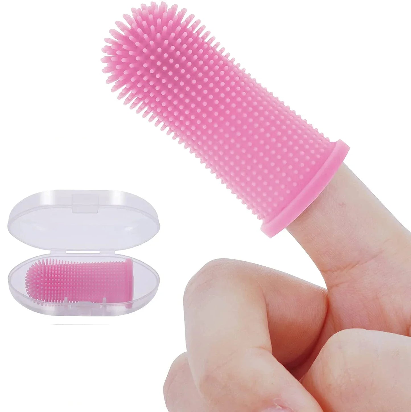 Brosse à Dents en Silicone pour Chien & Chat – Hygiène Buccale Anti-Mauvaise Haleine