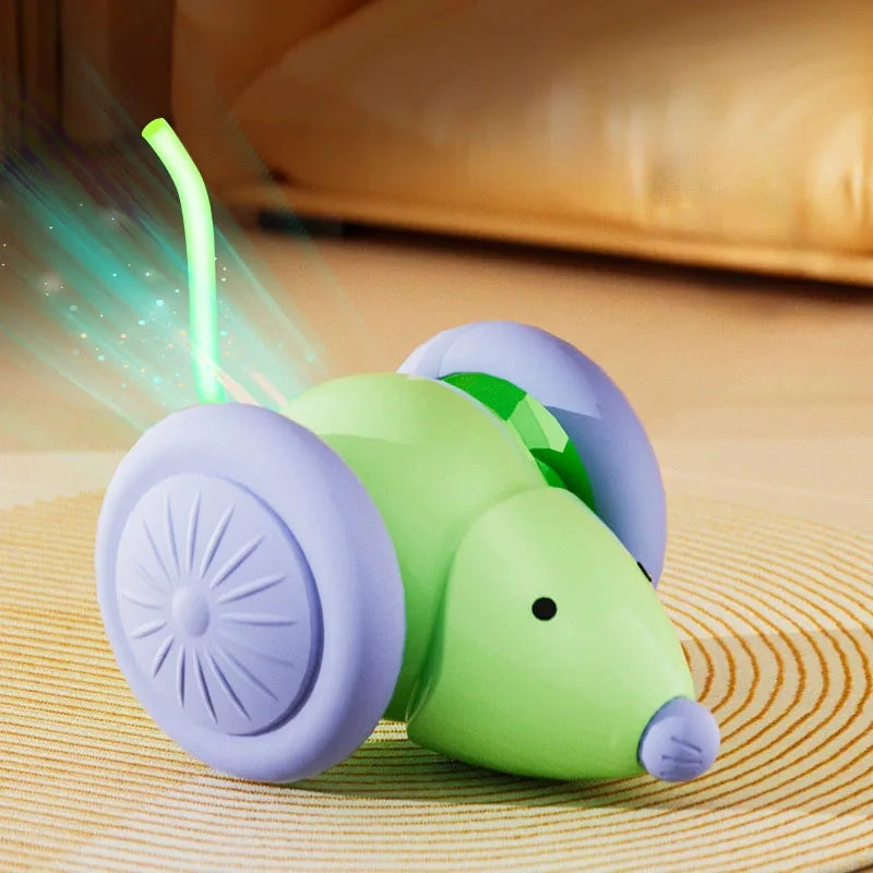 Jouet Électrique pour Chat – Souris Interactive avec Évitement d’Obstacles