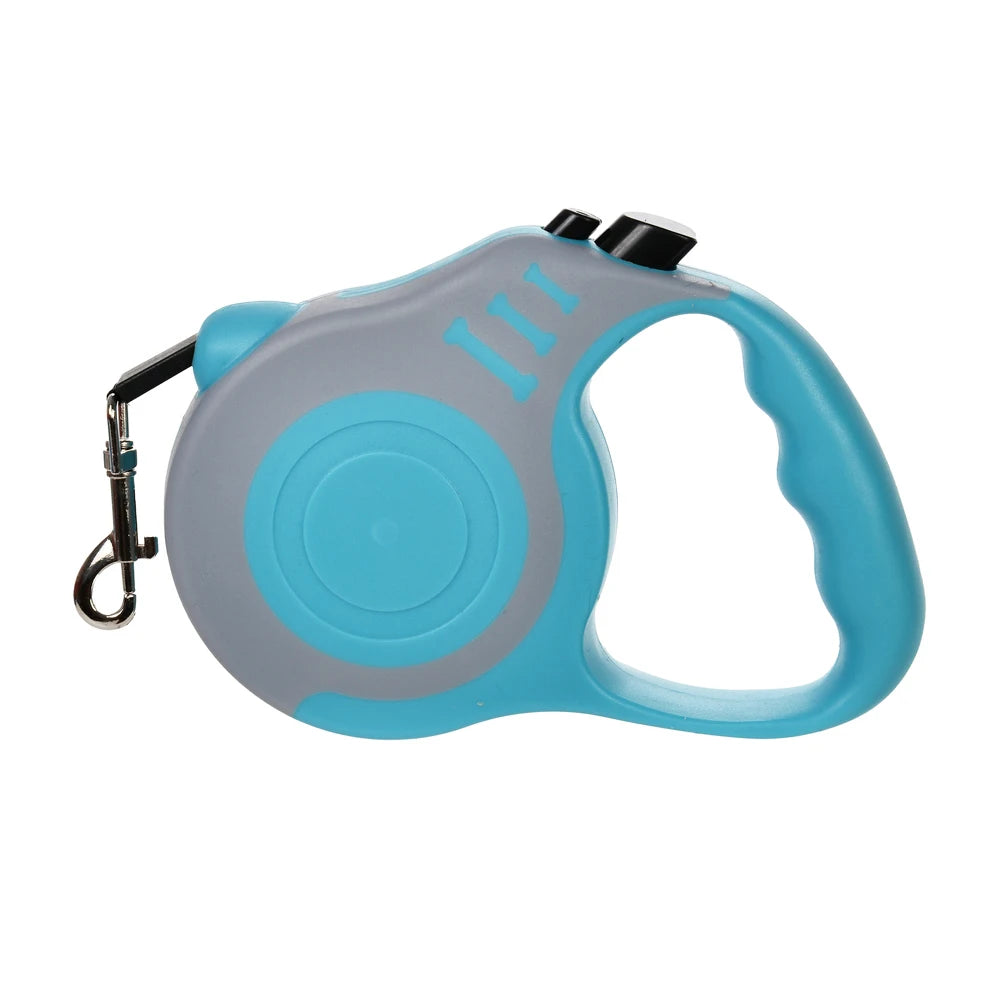 Laisse Rétractable Automatique pour Chien et Chat – Nylon Solide 3m/5m