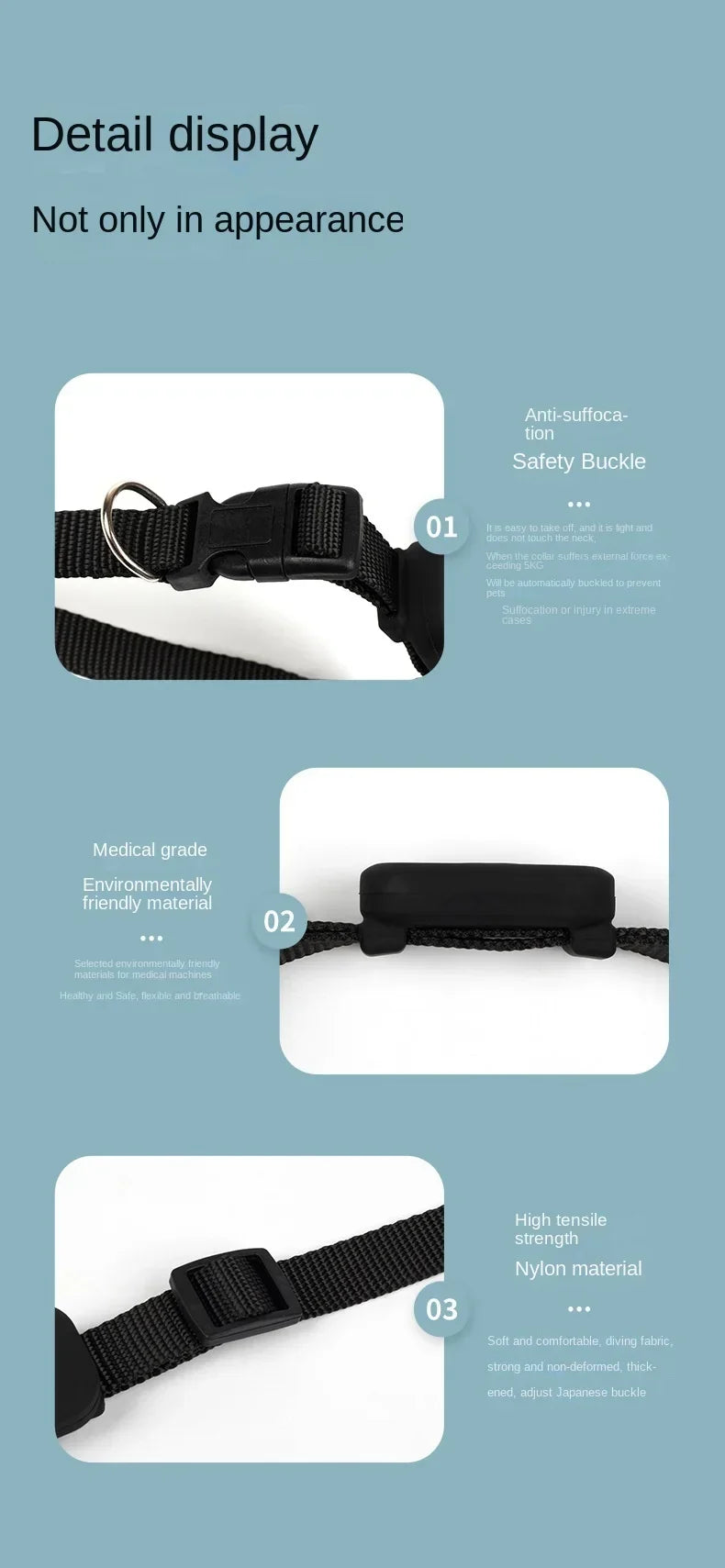 Collier GPS Waterproof pour Chien et Chat – Localisation Bluetooth Anti-Perte (iOS)