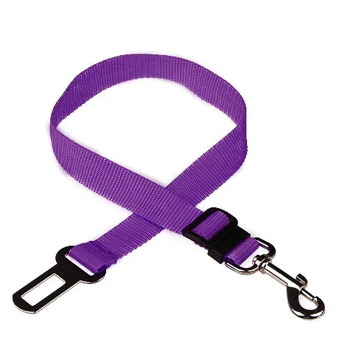 Ceinture de Sécurité Réglable pour Chien & Chat – Harnais de Voiture