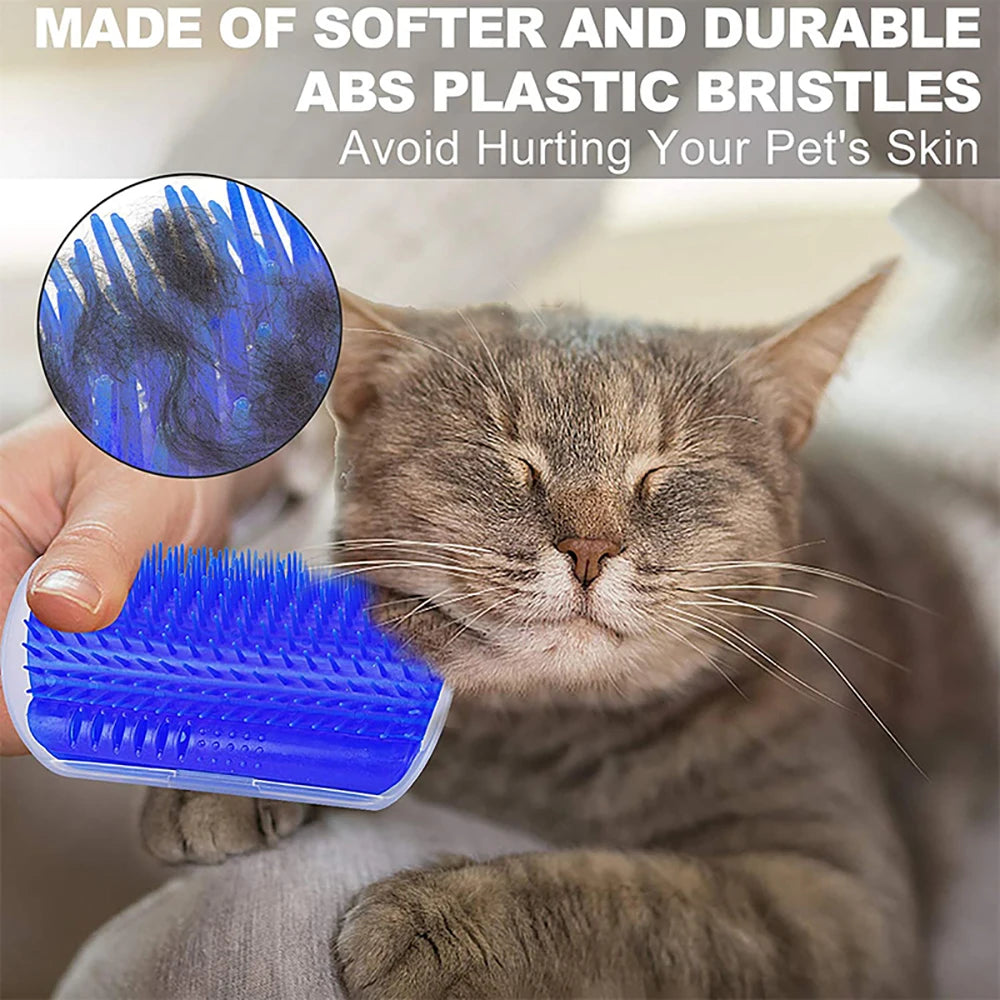 Griffoir & Masseur pour Chat – Brosse Auto-Nettoyante et Anti-Poils