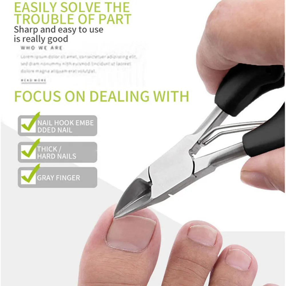 Coupe-Ongles Professionnel – Pince Pédicure & Manucure en Acier Inoxydable