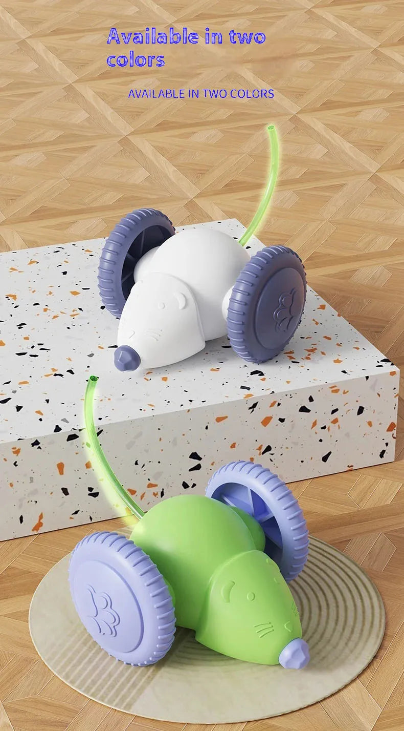 Jouet Électrique pour Chat – Souris Interactive avec Évitement d’Obstacles