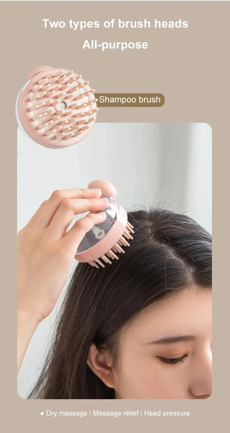 Brosse de Bain pour Animaux – Silicone Doux avec Distributeur de Shampoing