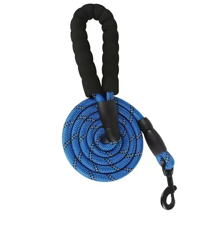 Laisse Réfléchissante en Nylon pour Chien – Résistante et Confortable