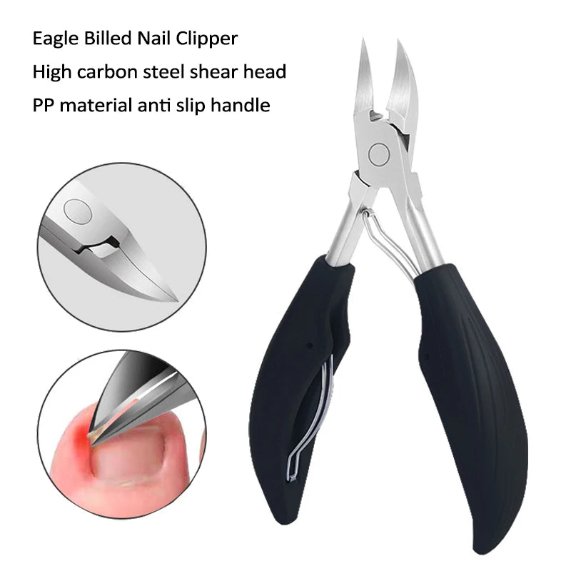 Coupe-Ongles Professionnel – Pince Pédicure & Manucure en Acier Inoxydable