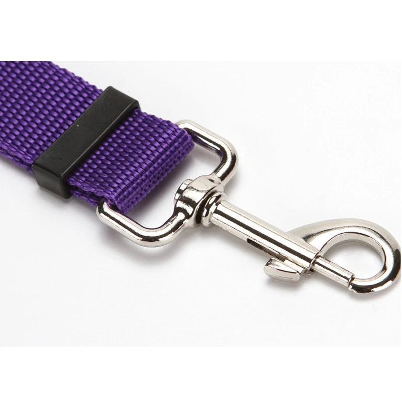 Ceinture de Sécurité 2-en-1 pour Chien – Laisse et Harnais Auto Réglable