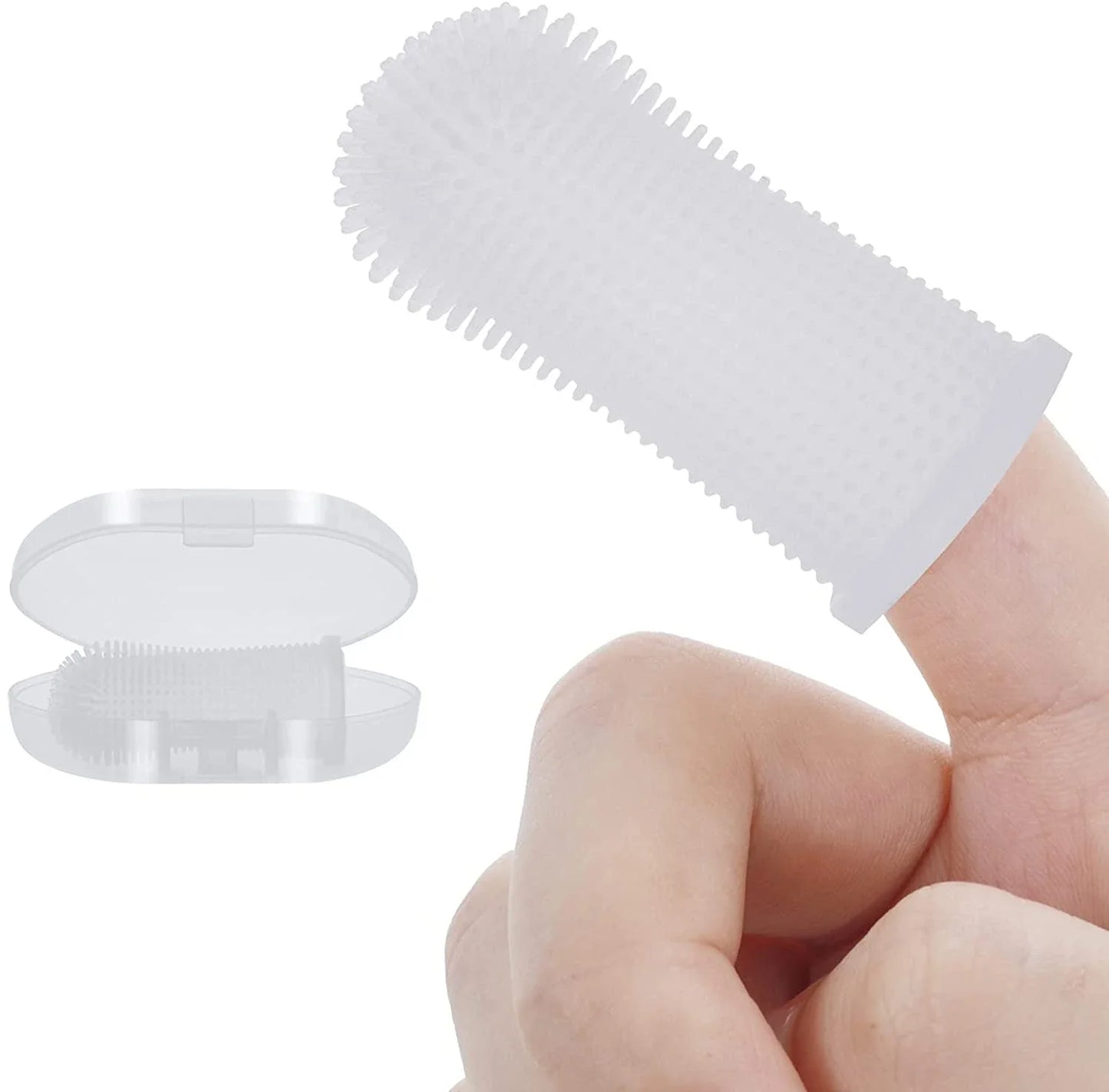 Brosse à Dents en Silicone pour Chien & Chat – Hygiène Buccale Anti-Mauvaise Haleine