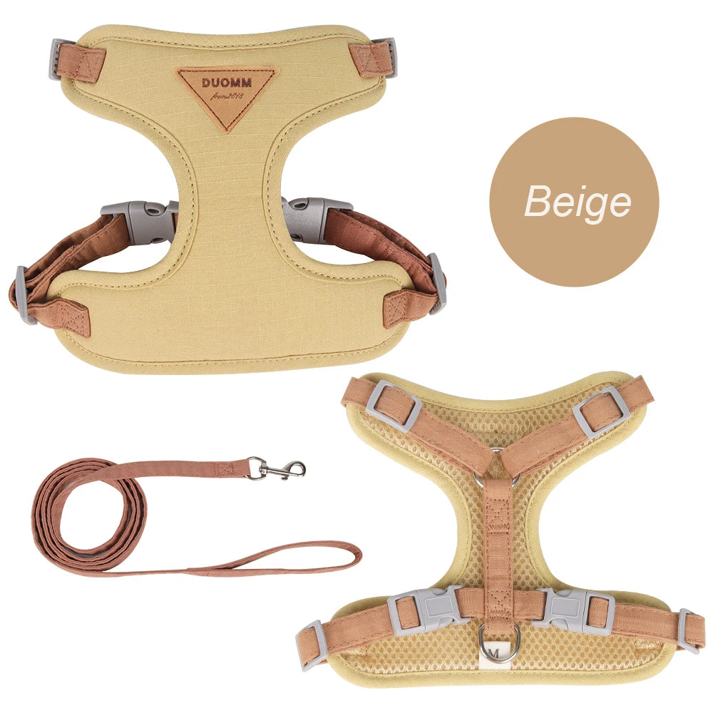 Harnais et Laisse pour Chien ou Chat – Ensemble Confortable et Respirant (XS à L)