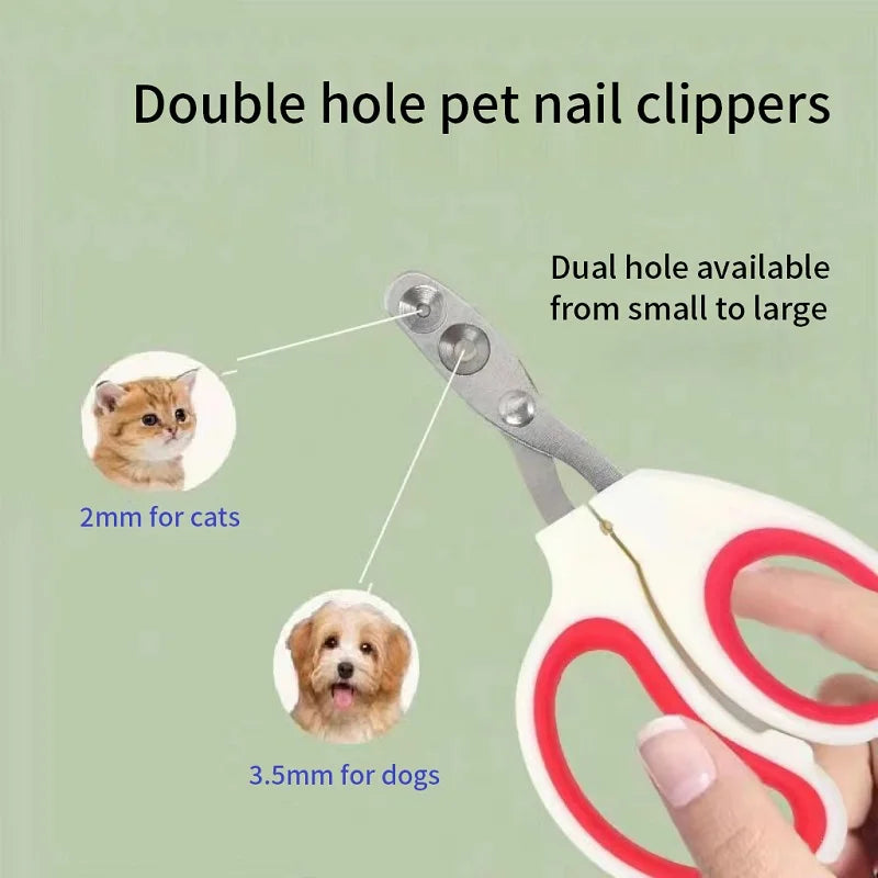 Coupe-Griffes Professionnel pour Chat & Petit Chien – Acier Inoxydable