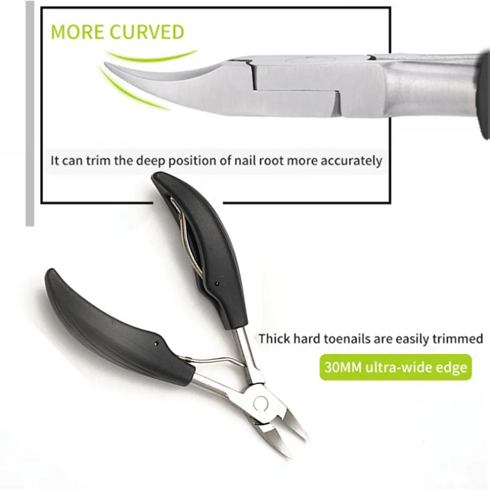 Coupe-Ongles Professionnel – Pince Pédicure & Manucure en Acier Inoxydable