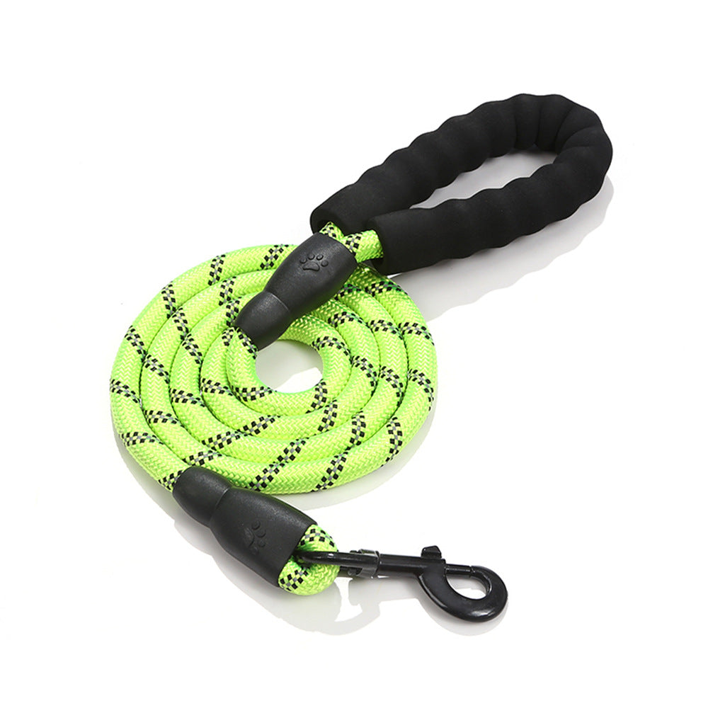 Laisse Réfléchissante en Nylon pour Chien – Résistante et Confortable