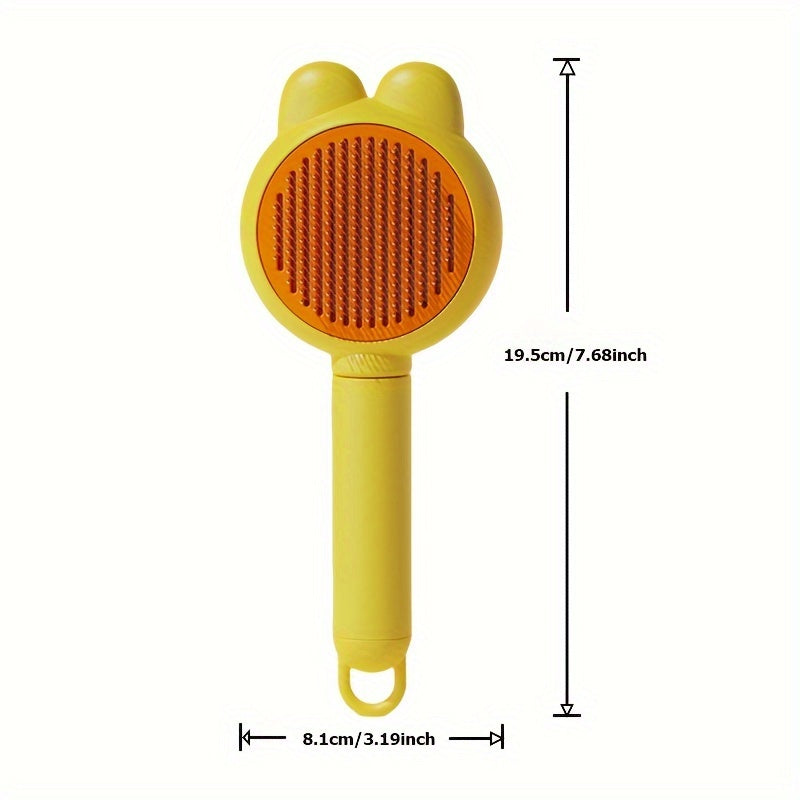 Brosse Auto-Nettoyante PetPro pour Chien & Chat – Poils en Acier Inoxydable